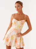Robe Courte Fleurie Abby