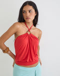 Top Dos Nu Rouge Cupro