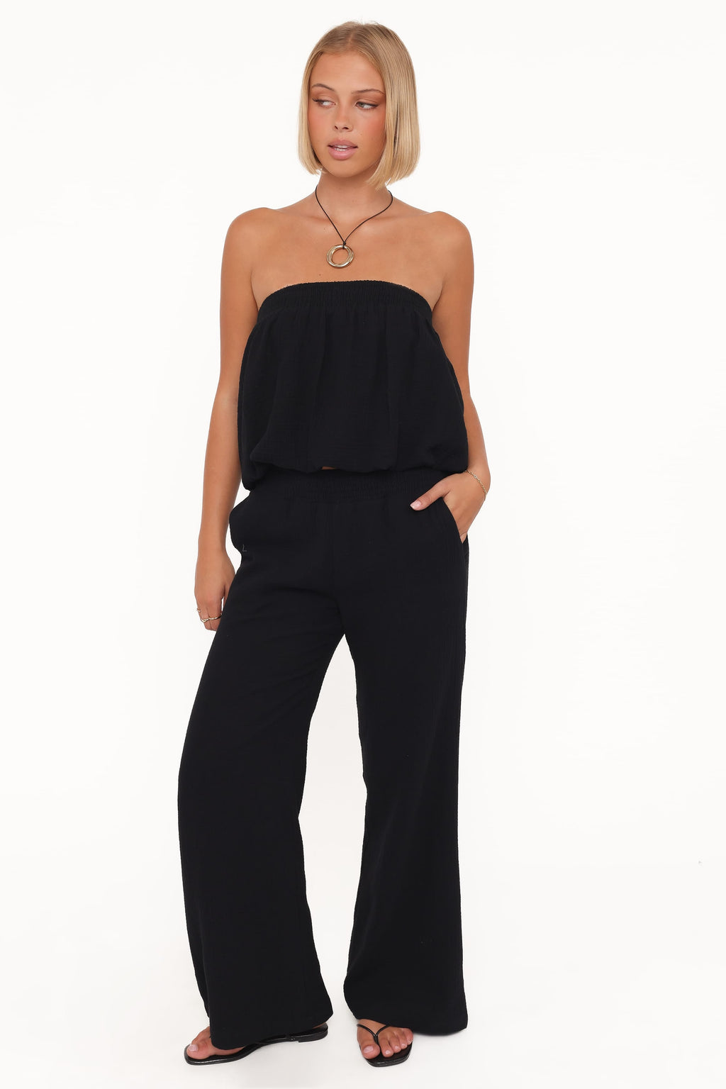 Ensemble Pantalon Noir Chic Olivia